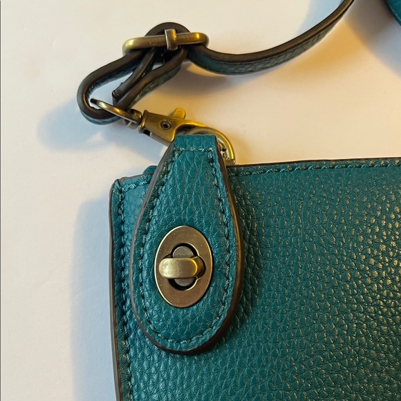 Joy Mini Crossbody Peacock Wristlet Removable Straps Vegan Leather NWOT - Picture 15 of 15